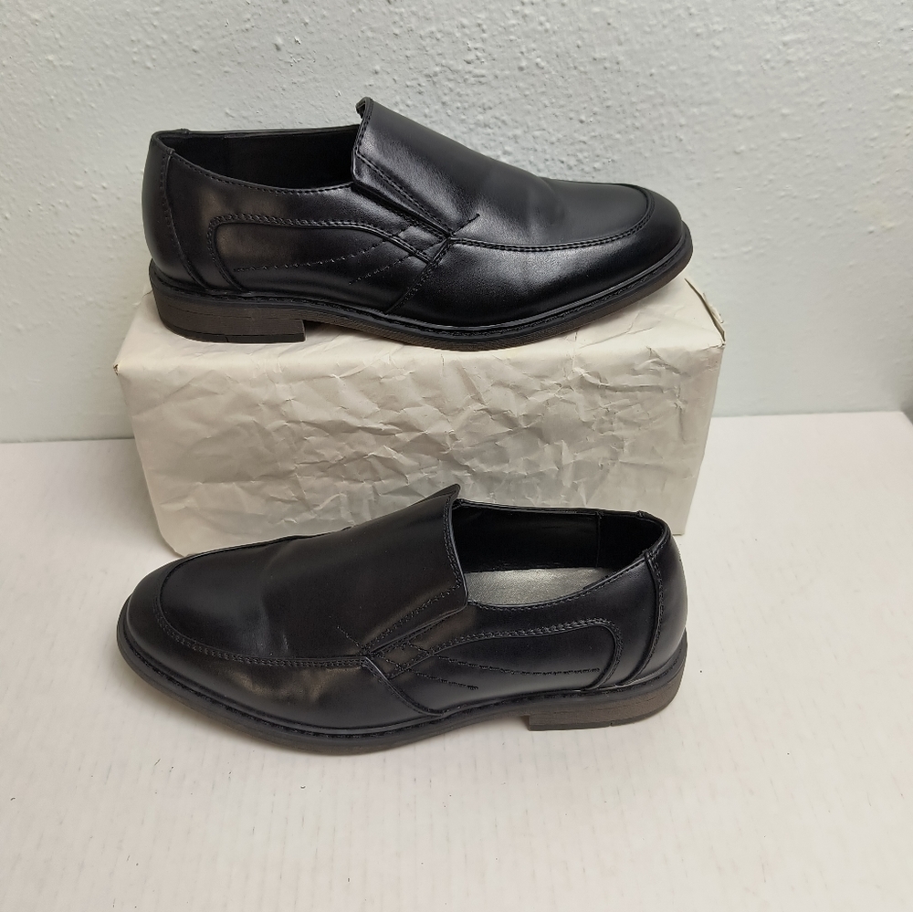 Madison Avenue Jax Loafer Dress Shoes Big Boy 3.5M Black